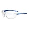 Ge Safety Glasses, Anti-Fog & Anti-Scratch, Clear Lens, Blue Frame GE103CAF - alternate 1